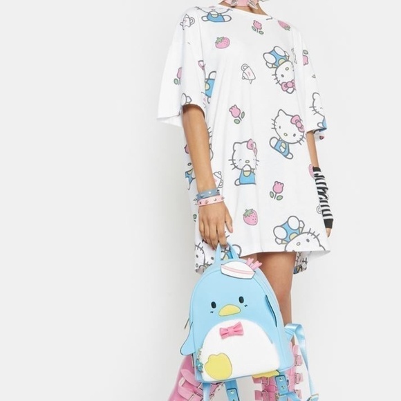COPY - Hello Kitty All Over Print Tee Dress - Picture 1 of 5